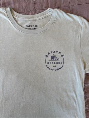 Parks Project Sage Green 'State Beaches of California' Graphic Tee